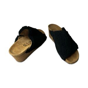 Papillio by BIRKENSTOCK Namica shearling black - worn once